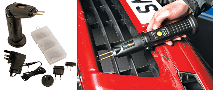 Versatile cordless hot stapler system from Power-TEC