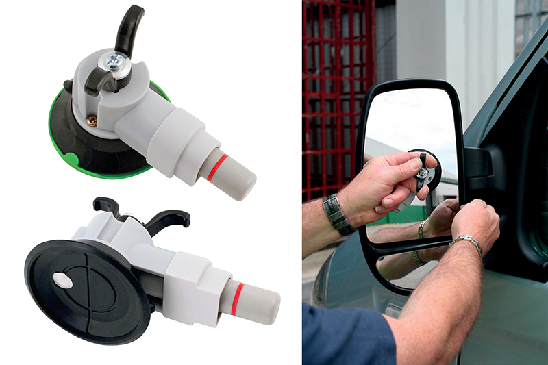 Accurate replacement mirror glass fixing from Power-TEC