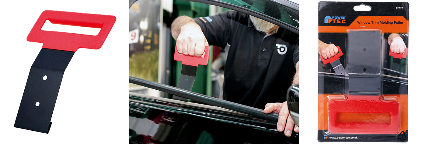 Lift off vehicle window trim mouldings with ease with this new window trim puller 