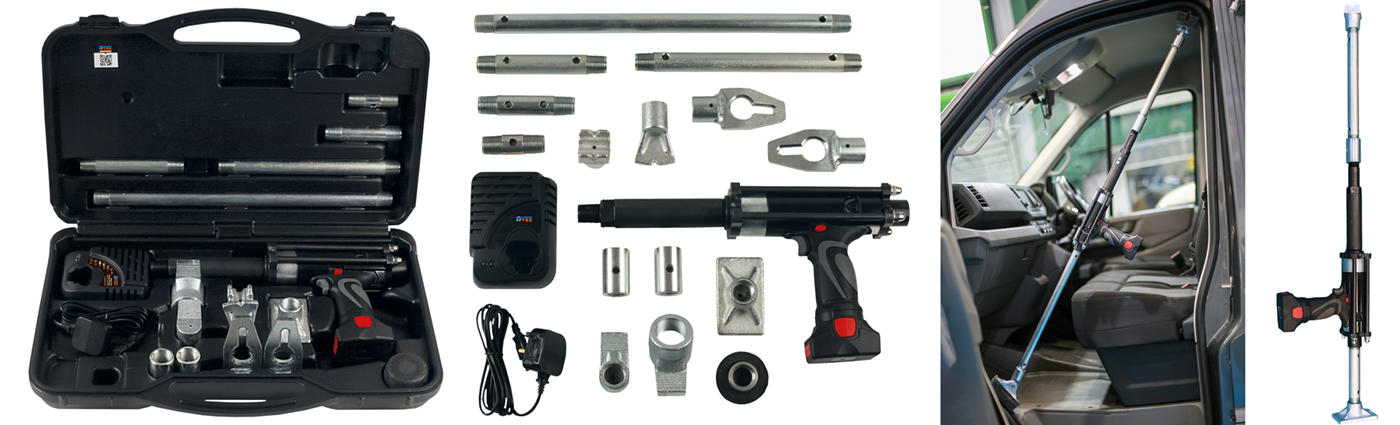 New from Power-TEC — the Electro Power pulling and pushing system for fast and accurate repairs