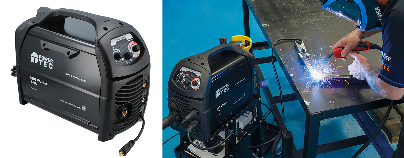 Power-TEC 170A Multi-Process Inverter Welder — compact, versatile and workshop-ready 