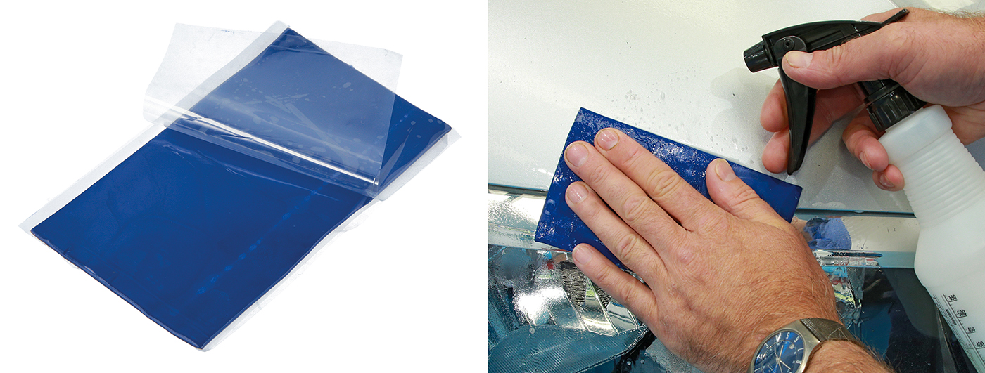 Power-TEC 92747 Overspray & Fine Detailing Clay Sheet — fast, safe prep for paintwork