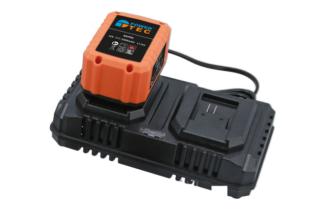 Power-TEC 62930 Double Dock Battery Charger with Euro 2 Pin Plug - for 92750