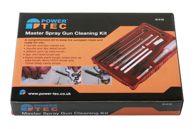 Laser Tools 91418 Master Spray Gun Cleaning Kit