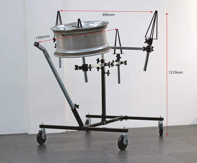 Power-TEC 92398 Alloy Wheels Repair/Painting Stand