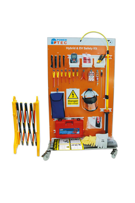 Laser Tools 92575 Hybrid & EV Premier Pack c/w Shadow Board, Trolley & Shelves (Power-TEC branded)