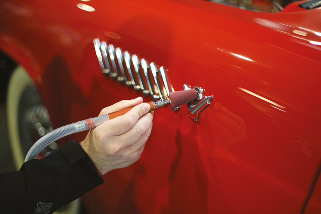 Power-TEC 92594 Pneumatic Detail Polishing Tool Kit & Tungsten Burr Set