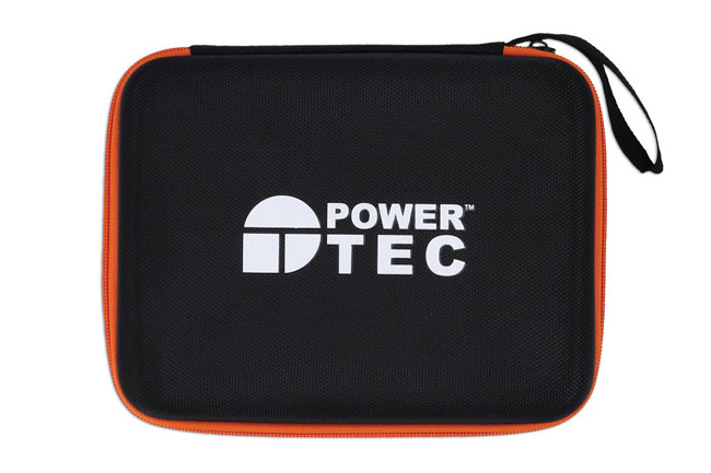 Power-TEC 92594 Pneumatic Detail Polishing Tool Kit & Tungsten Burr Set