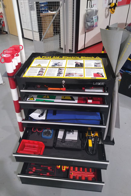 Power-TEC 92632 EV Tool Cabinet - Bodyshop Package