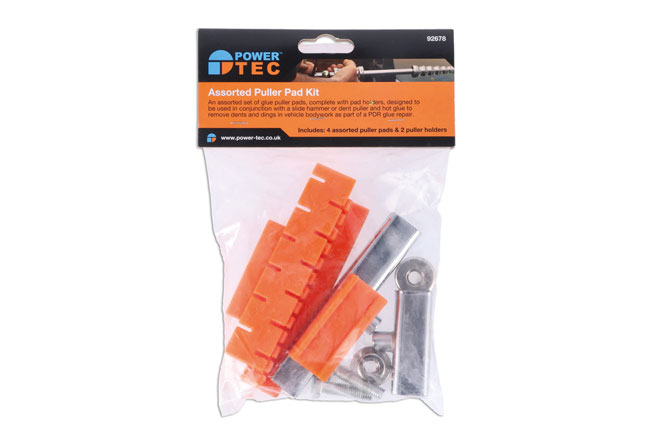 Power-TEC 92678 Assorted Puller Pad Kit
