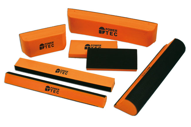 Power-TEC 92711 Sanding Block Set - Multi-Angle 7pc