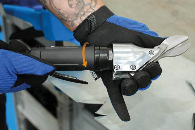 Power-TEC 92717 In-Line Pneumatic Air Scissors