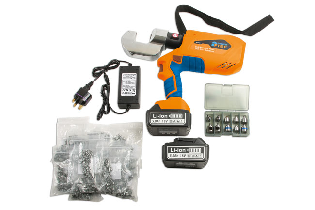92743 Self-Piercing Rivet Gun Kit - Cordless